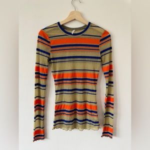 Out From Under Striped Long Sleeve Shirt